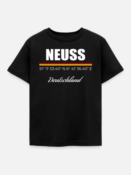 Neuss - Kinder T-Shirt - Schwarz
