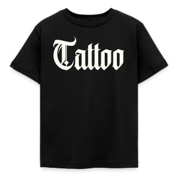 tattoo - Kinder T-Shirt - Schwarz - Vorne - AI Model Kid Female (0cm)
