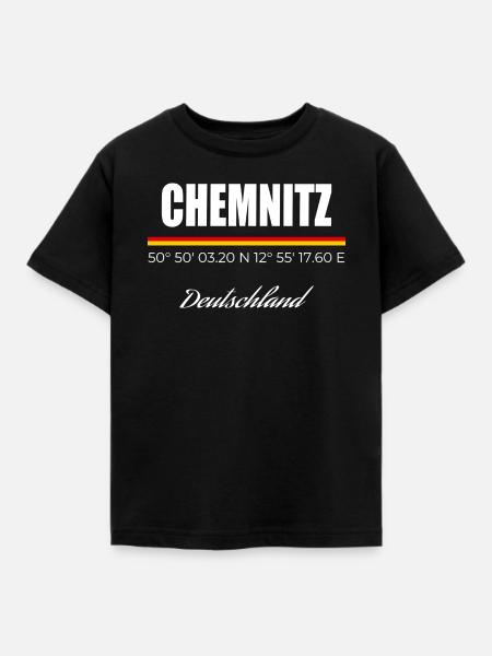 Chemnitz - Kinder T-Shirt - Schwarz