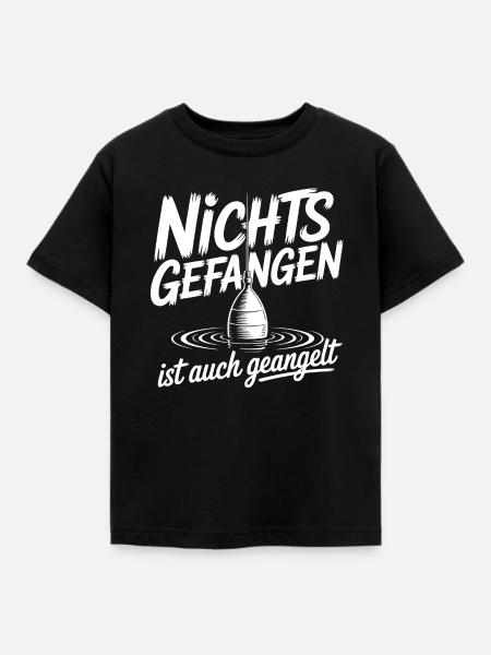 Angel Spruch lustig - Kinder T-Shirt - Schwarz