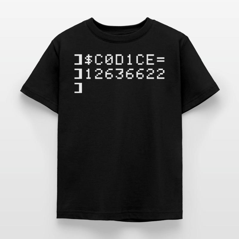 C0D1CE Codice 8-Bit Esadecimal Code Nerd Pix T-shirt Enfant