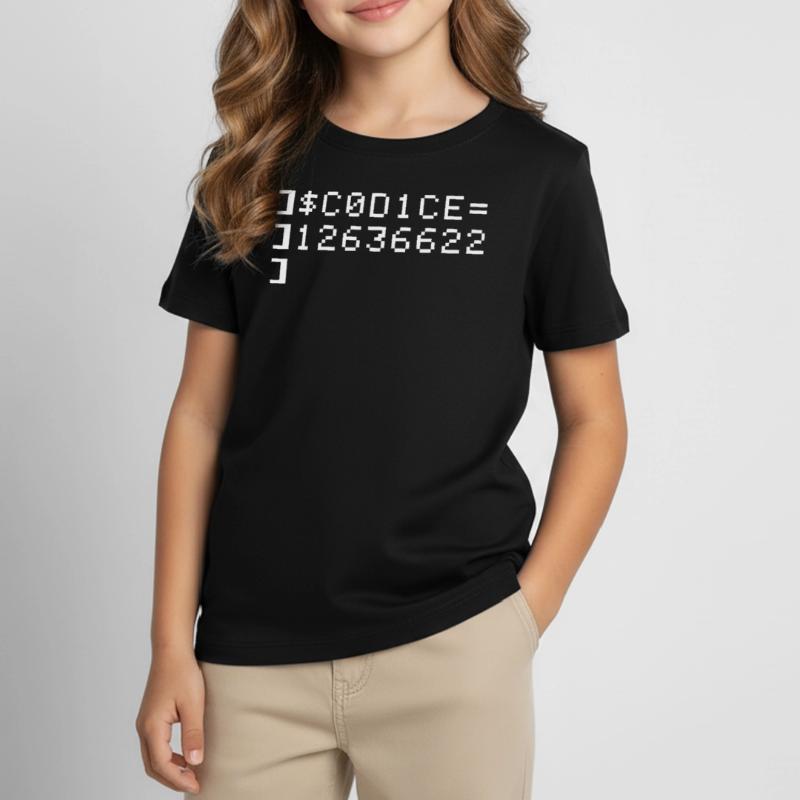 C0D1CE Codice 8-Bit Esadecimal Code Nerd Pix T-shirt Enfant
