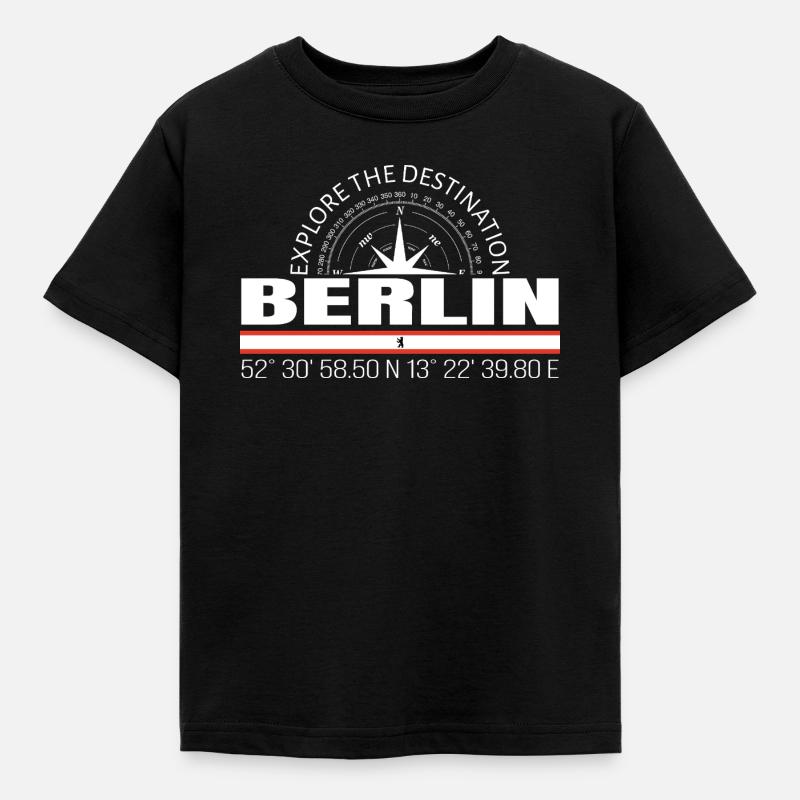 Berlin - Kinder T-Shirt - Schwarz