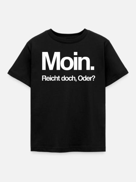 Moin - Kinder T-Shirt - Schwarz