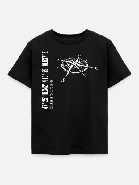 Zugspitze - Kinder T-Shirt - Schwarz
