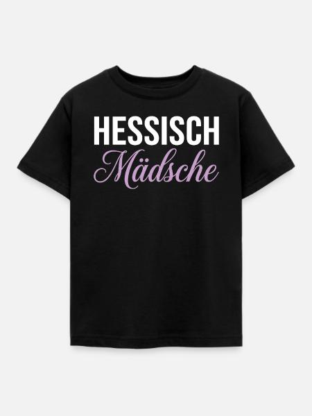 Hessisch Mädische Stil - Kinder T-Shirt - Schwarz