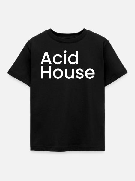 Acid Haus - Kinder T-Shirt - Schwarz