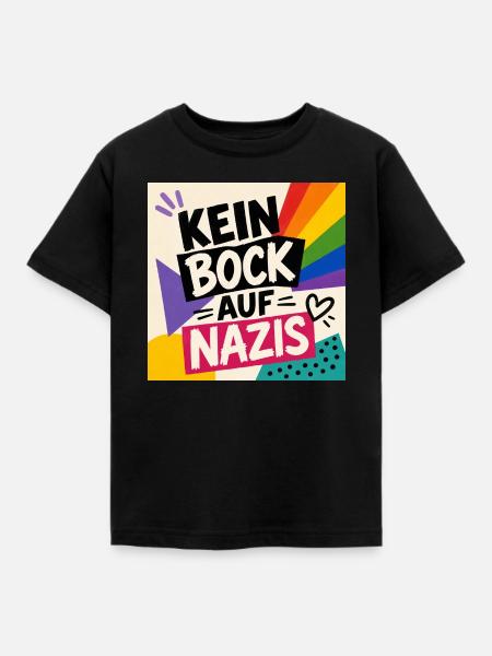 Kein bock auf n - Kinder T-Shirt - Schwarz