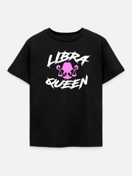 Sternzeichen Waage - Kinder T-Shirt - Schwarz