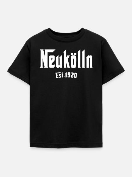 Berlin Neukölln Berliner Original Geschenkidee - Kinder T-Shirt - Schwarz