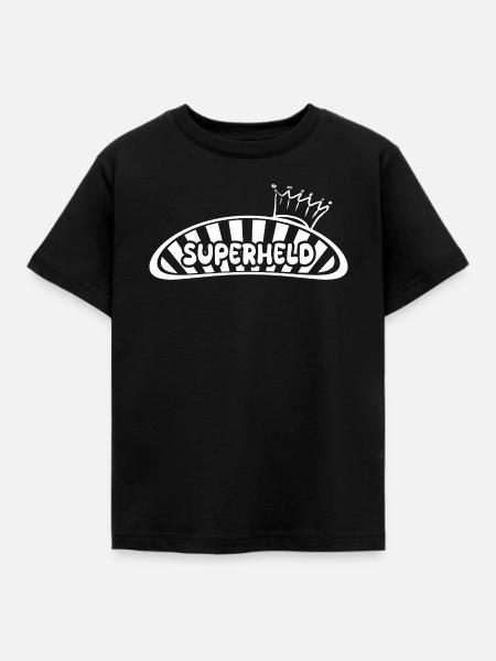 Geschenk für Superheld - Kinder T-Shirt - Schwarz