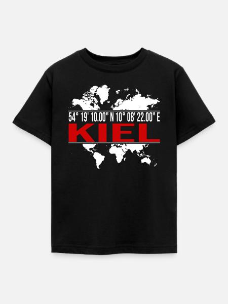 Kiel - Kinder T-Shirt - Schwarz