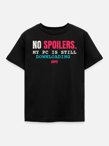 No Spoiler Videogame - Kinder T-Shirt - Schwarz