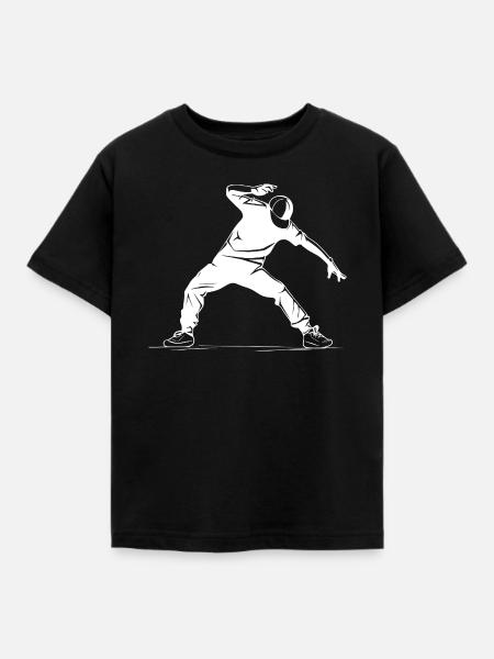 Breakdance Junge - Kinder T-Shirt - Schwarz