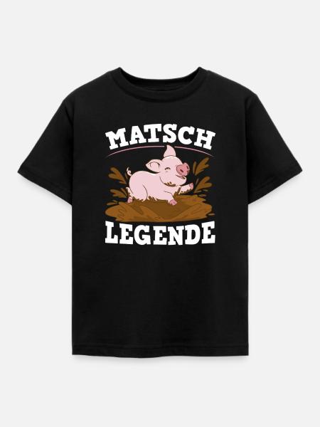 Matsch Legende - Kinder T-Shirt - Schwarz