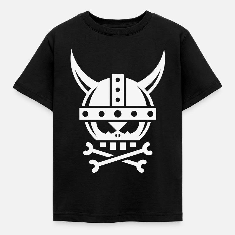 Vikings / Crânes / Crânes (Graphique) - T-shirt Enfant - noir