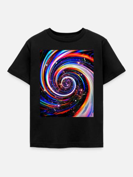 Zeitreise - Kinder T-Shirt - Schwarz