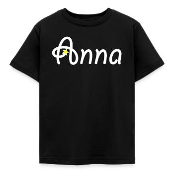 Anna - T-shirt Enfant - noir - Devant - AI Model Kid Female (0cm)