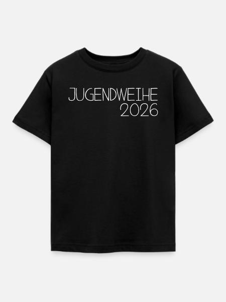 Jugendweihe 2026 - Kinder T-Shirt - Schwarz