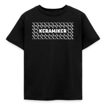 Berufung Keramiker - Kinder T-Shirt - Schwarz - Vorne - AI Model Kid Female (0cm)