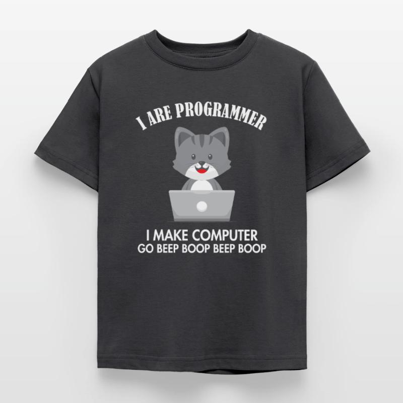I Are Programmer Cat Softwareentwickler Coder Kinder T-Shirt