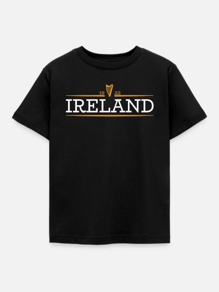 Ireland - Irland - Ire - irisch - Harfe - Kinder T-Shirt - Schwarz