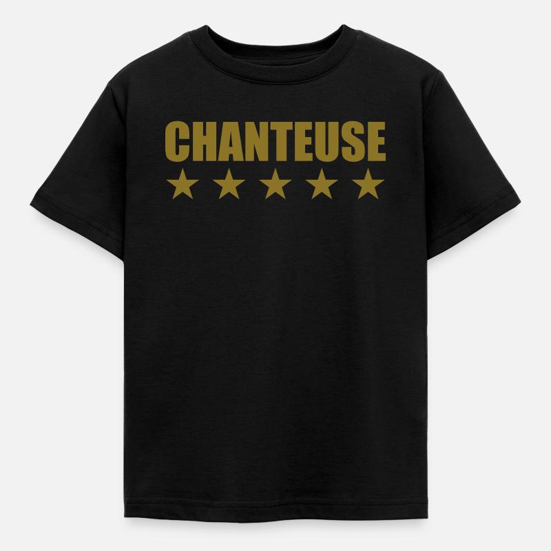 Chanteuse - T-shirt Enfant - noir
