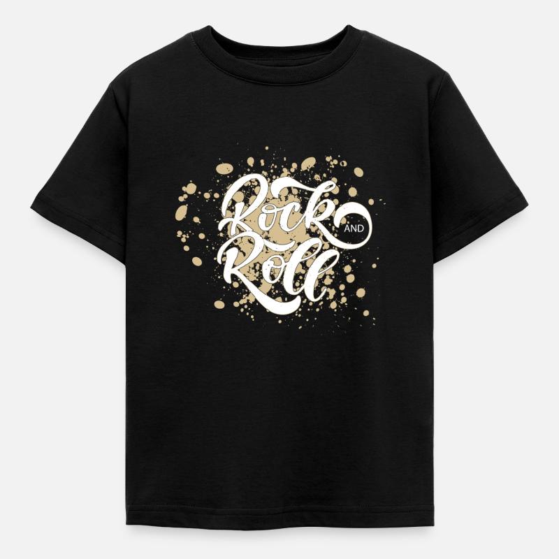 Rock and roll - Maglietta per bambini - nero