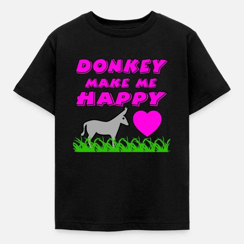 Âne - T-shirt Enfant - noir