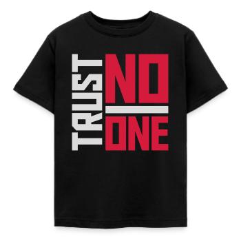 ne faites confiance à personne pour ne citer - T-shirt Enfant - noir - Devant - AI Model Kid Female (0cm)