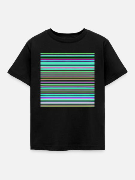 Neonlichter - Kinder T-Shirt - Schwarz