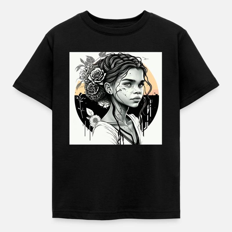 None 7d3a4894 ae81 426f 919f 5bf8a94e1e26 - T-shirt Enfant - noir