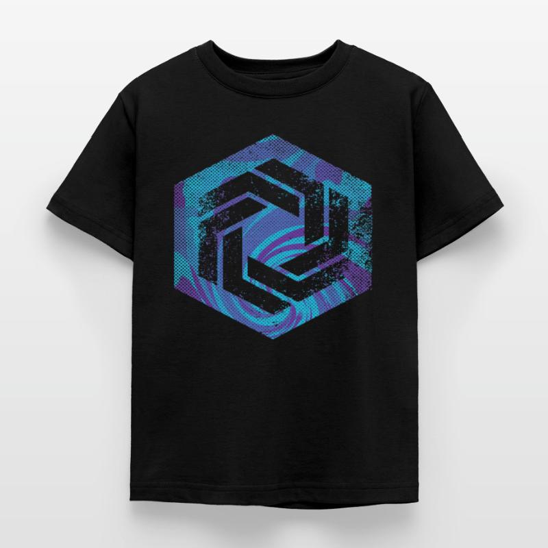 Hexagon-Programmierung Programmierer Codierung geometrisch Kinder T-Shirt