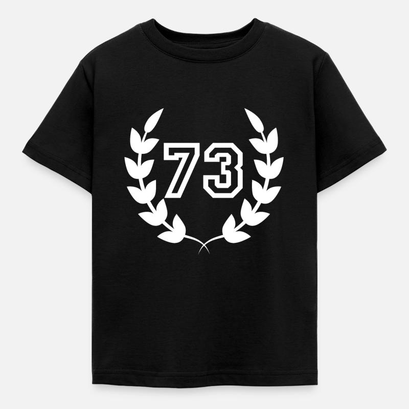 73.Geburtstags-Geschenkidee 73 Jahre - Kinder T-Shirt - Schwarz