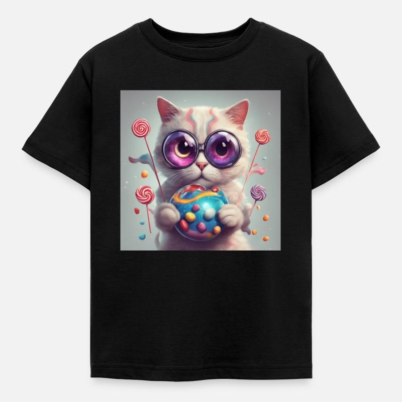 Chat Chat Chat - T-shirt Enfant - noir