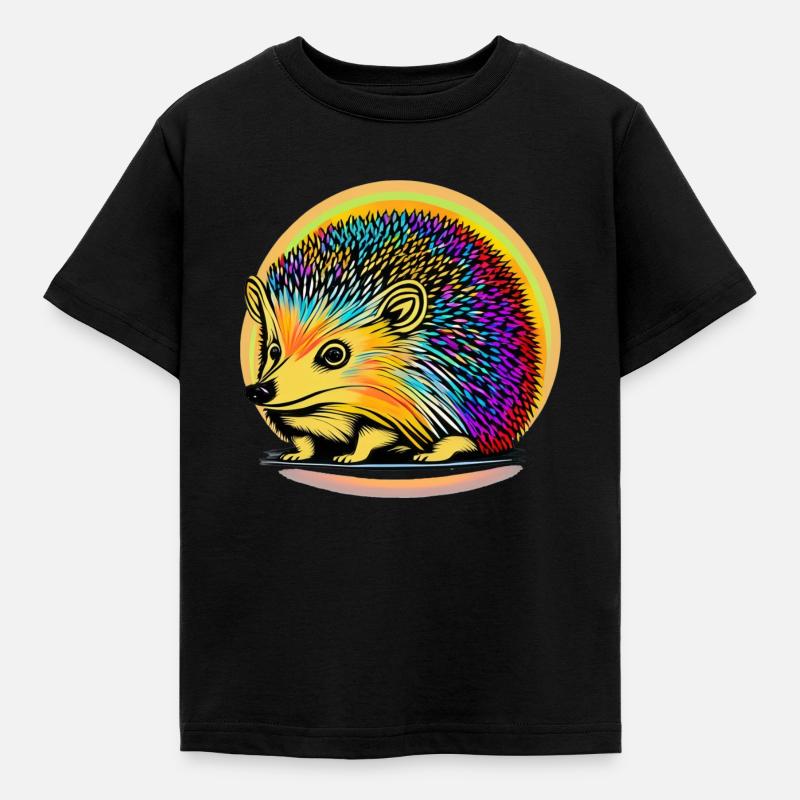 Hérisson - T-shirt Enfant - noir