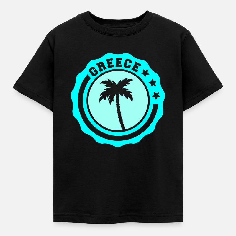 Grèce - T-shirt Enfant - noir