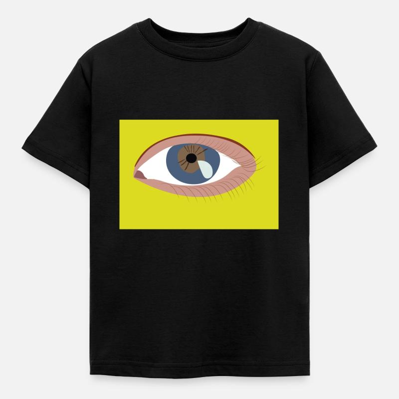 Oeil - T-shirt Enfant - noir
