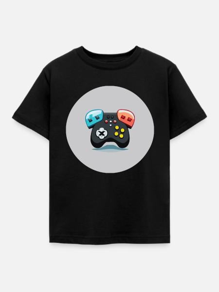 Gaming - Kinder T-Shirt - Schwarz