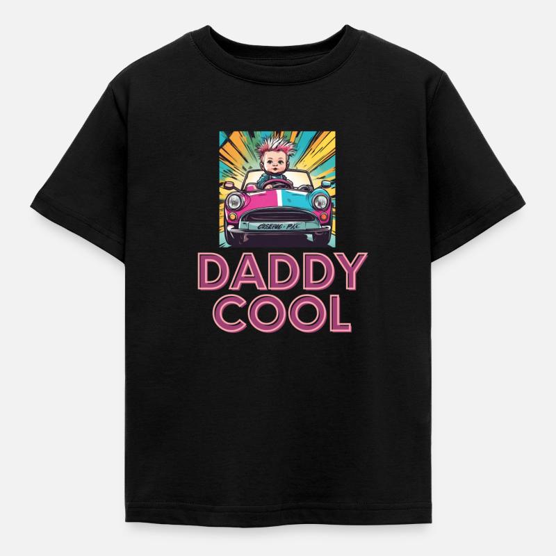 DaDdY COOL - Kinder T-Shirt - Schwarz