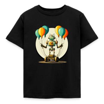 VENDEUR DE BALLONS - T-shirt Enfant - noir - Devant - AI Model Kid Female (0cm)
