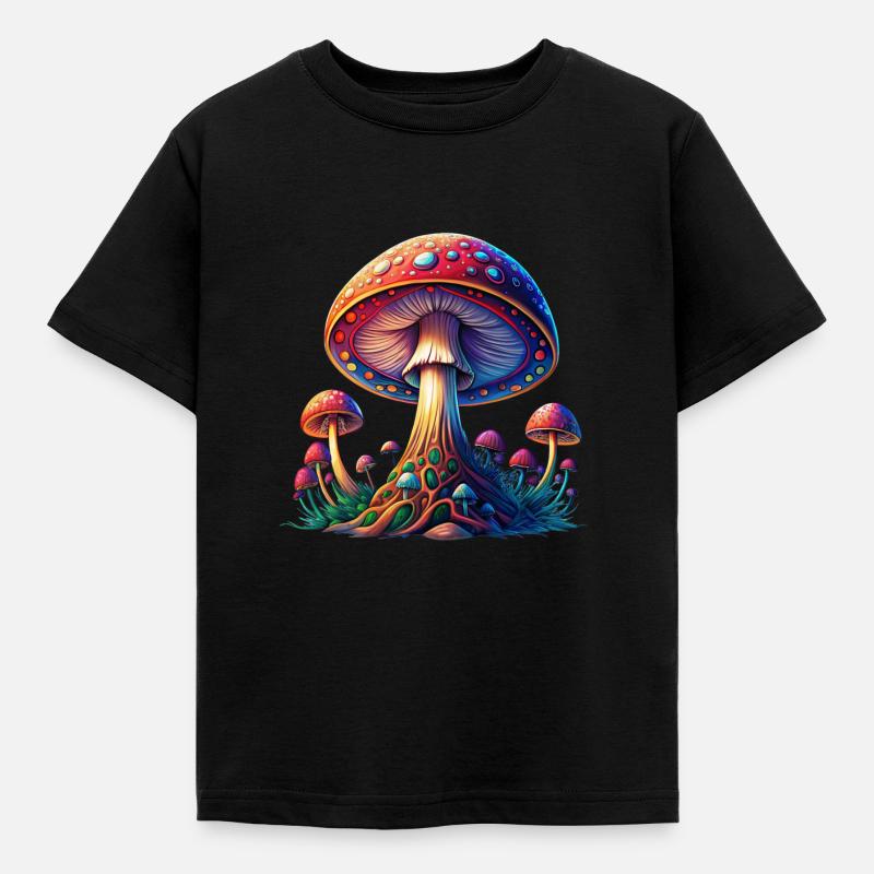 PILZ - Kinder T-Shirt - Schwarz