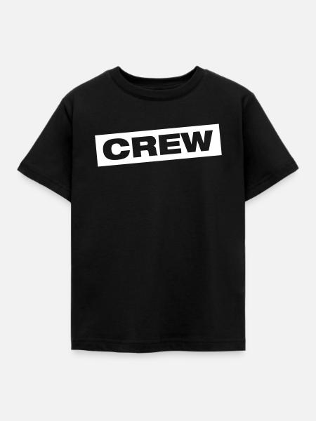 Crew Symbol - Kinder T-Shirt - Schwarz