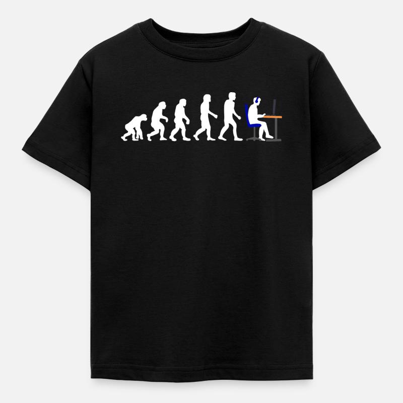 Gamer Evolution - Kinder T-Shirt - Schwarz