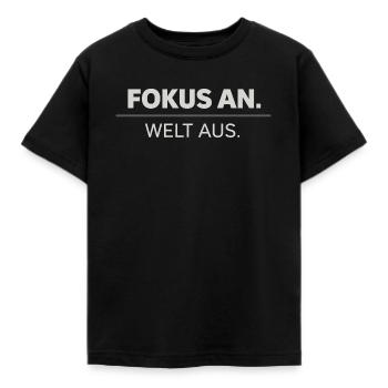  Erfolg, Fokus, Vertrauen - Kinder T-Shirt - Schwarz - Vorne - AI Model Kid Female (0cm)