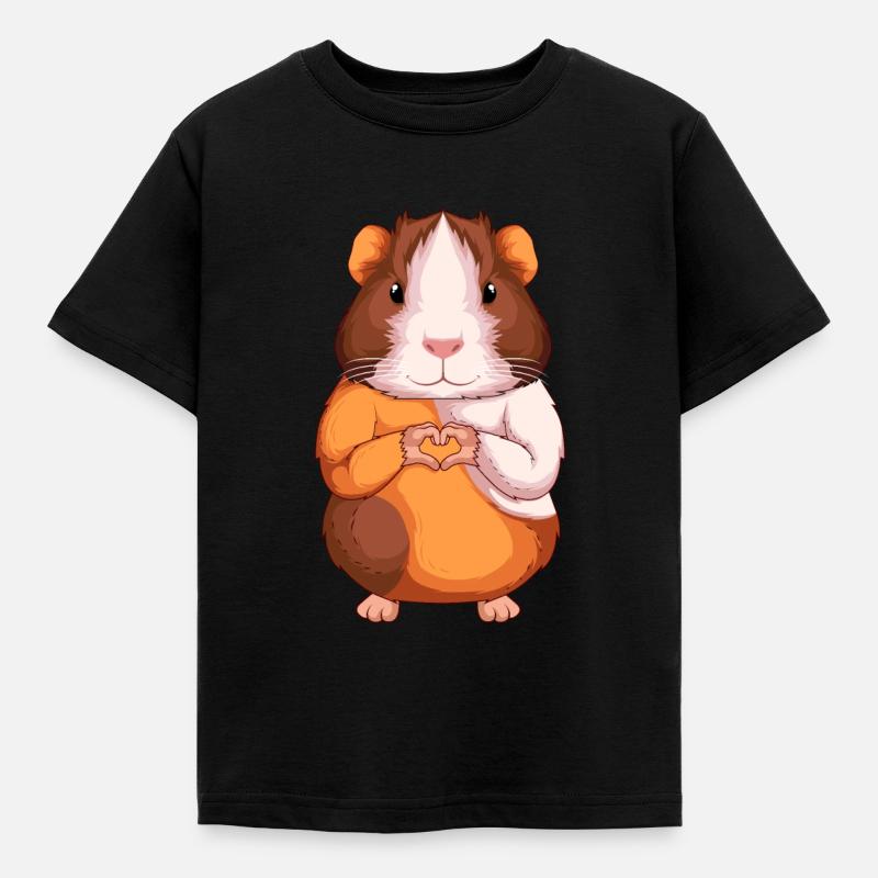 cochon d'inde cochon d'inde - T-shirt Enfant - noir