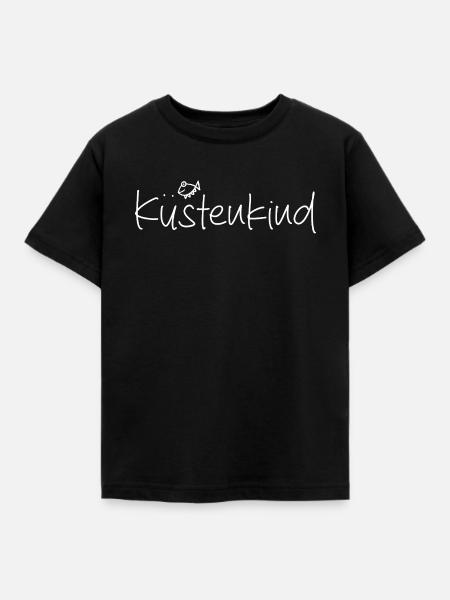 Küstenkind Fisch - Kinder T-Shirt - Schwarz