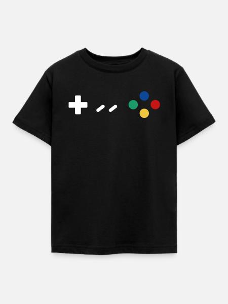 Gamepad - Kinder T-Shirt - Schwarz