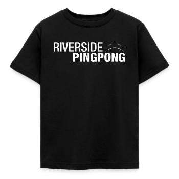 Riverside Pingpong - Kinder T-Shirt - Schwarz - Vorne - AI Model Kid Female (0cm)