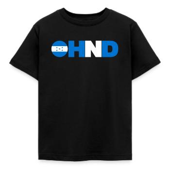Honduras - Kinder T-Shirt - Schwarz - Vorne - AI Model Kid Female (0cm)